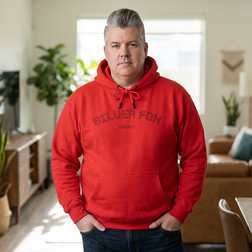 Three-Panel Fleece Hoodie