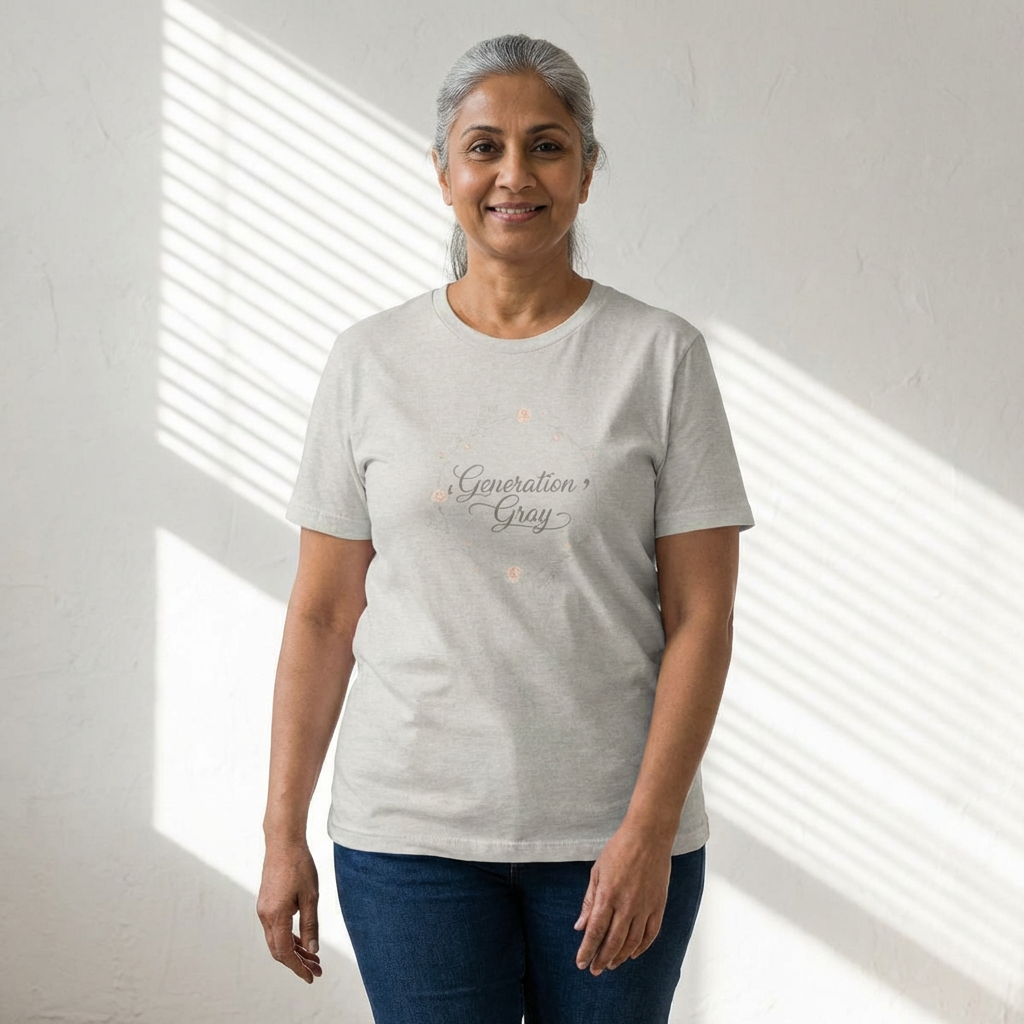 Generation Gray Floral Tee — Women's Tribute T‑Shirt