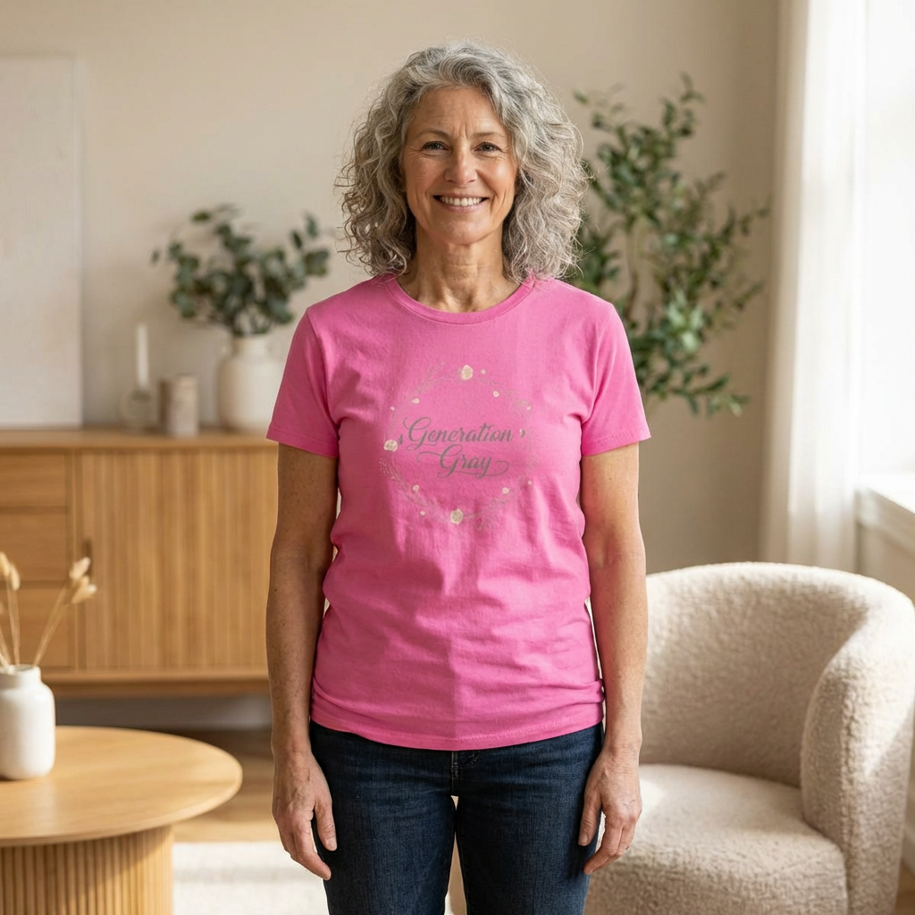 Generation Gray Floral Tee — Women's Tribute T‑Shirt