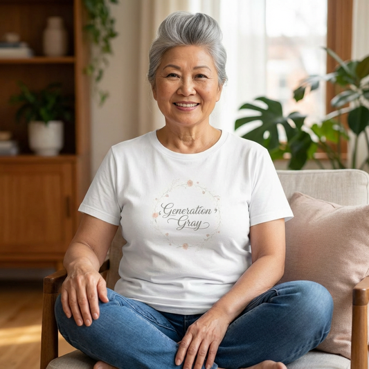 Generation Gray Floral Tee — Women's Tribute T‑Shirt