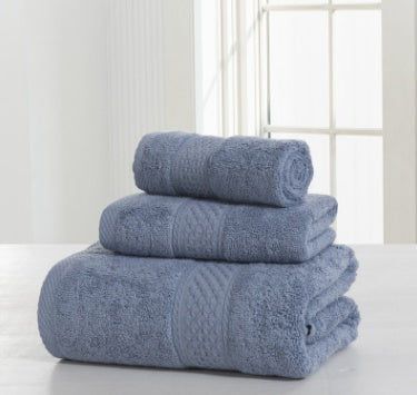 Cotton soft double-sided thickening towel skin-friendly bath towel beauty salon bath towel set