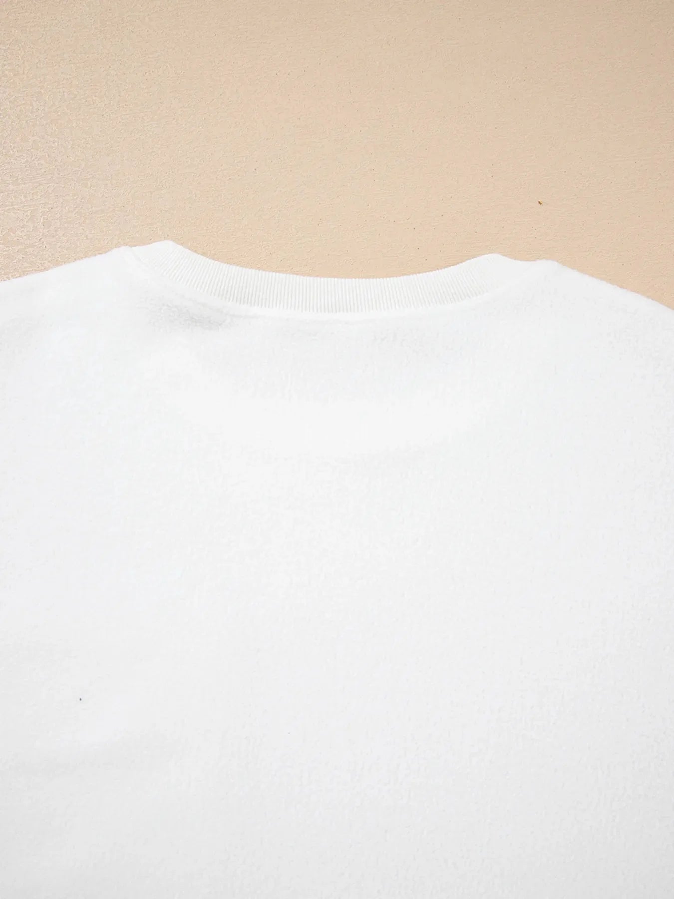 Cozy Cream Exposed Seam Knit Pocket Pullover Sweatshirt