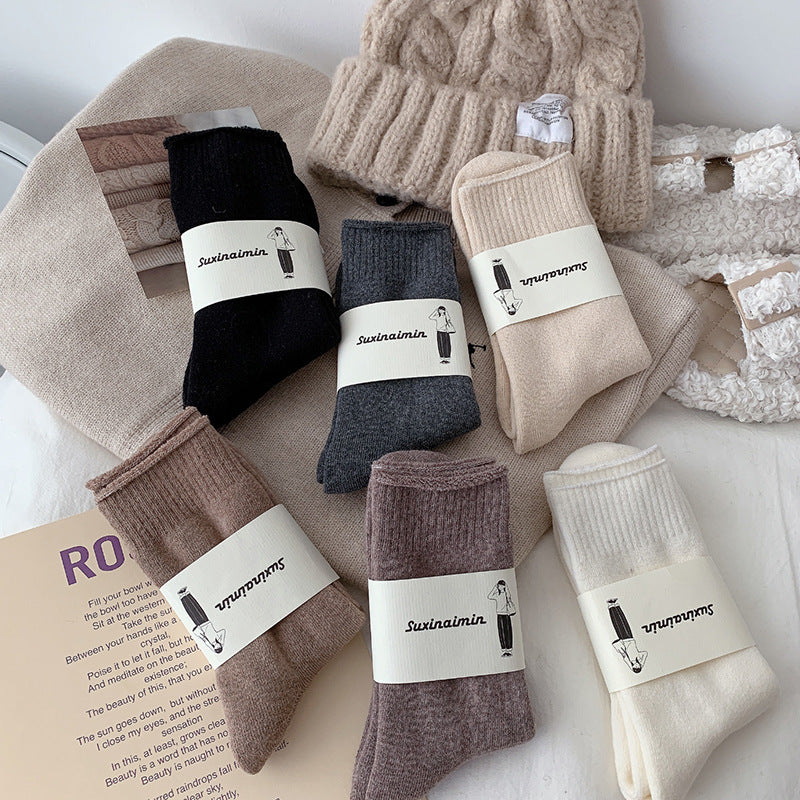 Warm, Stylish Long Socks For A Maillard-inspired Look