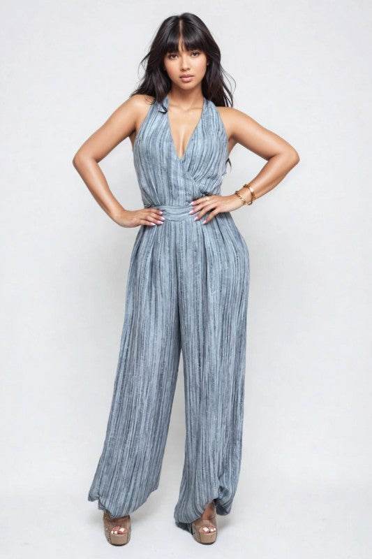 Skyline Halter Jumpsuit