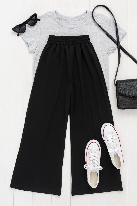 Julia Rose |The Morgan - Casual Loose Fit Wide Leg Pants