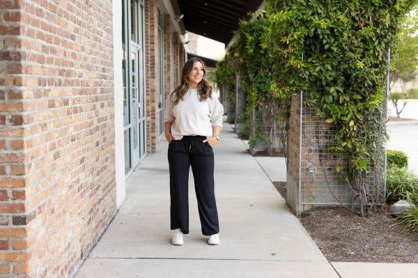 Julia Rose |The Morgan - Casual Loose Fit Wide Leg Pants