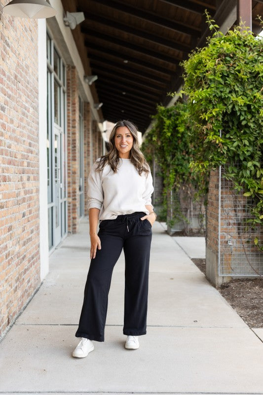 Julia Rose |The Morgan - Casual Loose Fit Wide Leg Pants