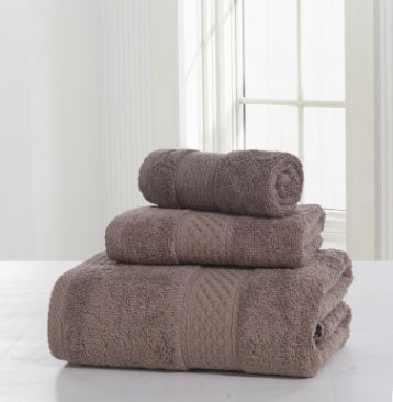Cotton soft double-sided thickening towel skin-friendly bath towel beauty salon bath towel set