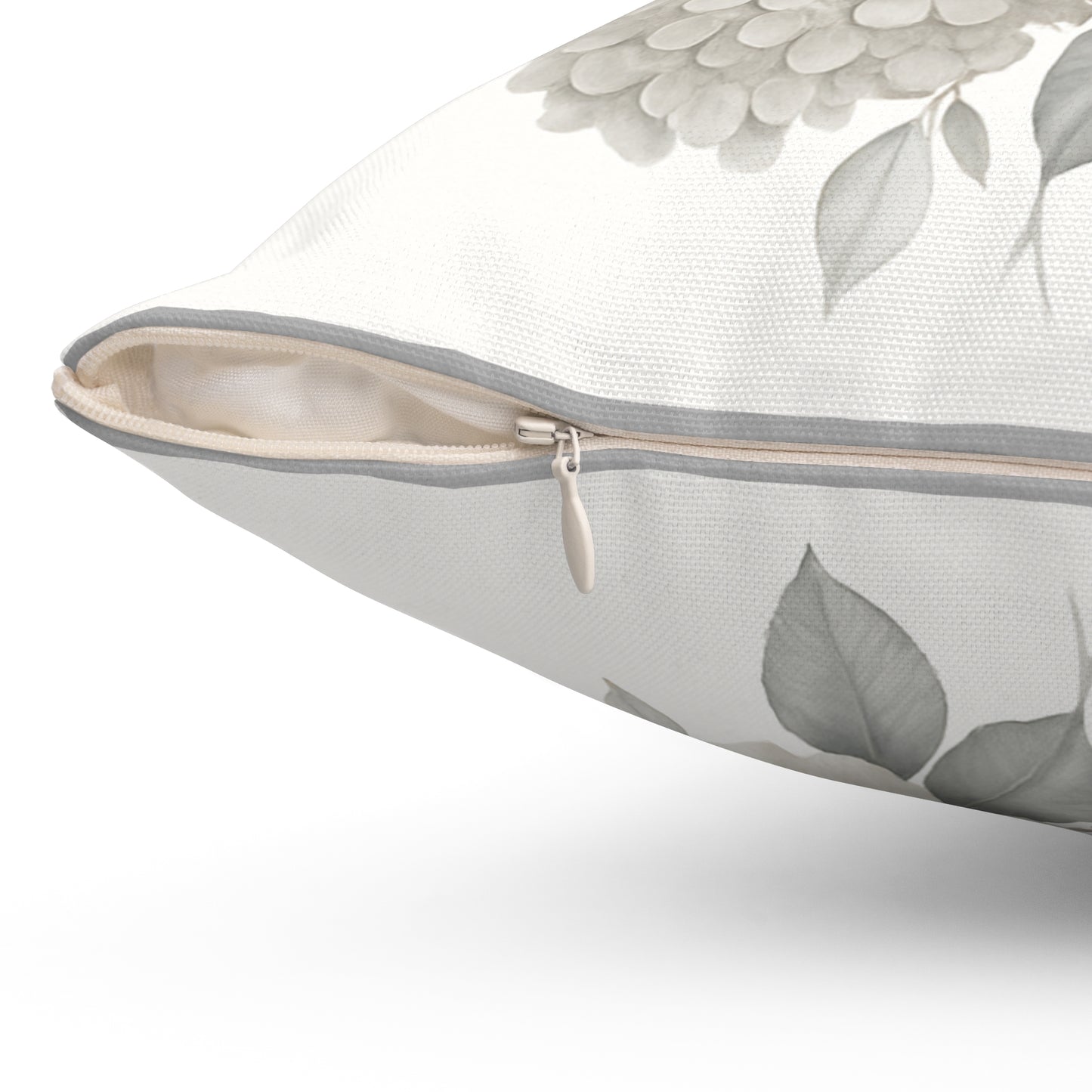 Grayceful Floral Square Pillow, Home Decor Accent, Gift for Her, Cozy Living Room Decor, Wedding Gift, Birthday Gift