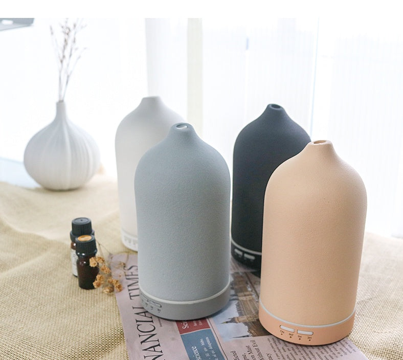 5 Colors Ceramic Aroma Ultrasonic Diffusers Ceramic Humidifier