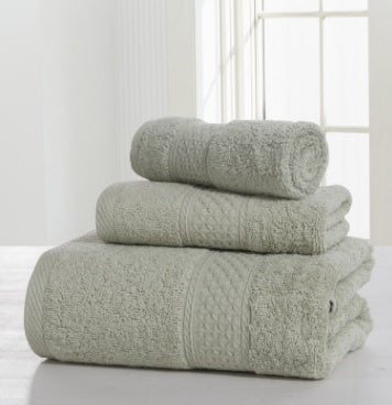 Cotton soft double-sided thickening towel skin-friendly bath towel beauty salon bath towel set