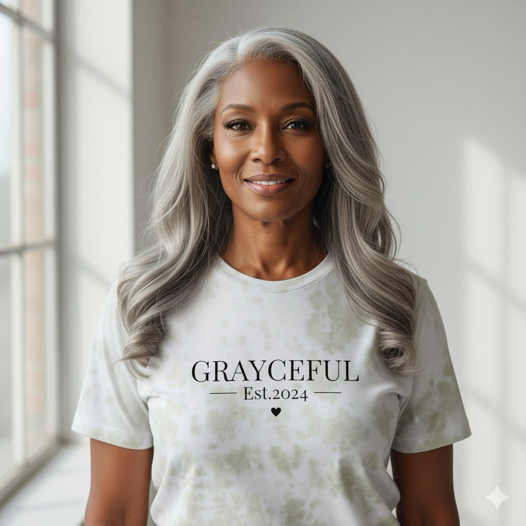 Unisex FWD Fashion Tie-Dyed T-Shirt Grayceful EST 2024