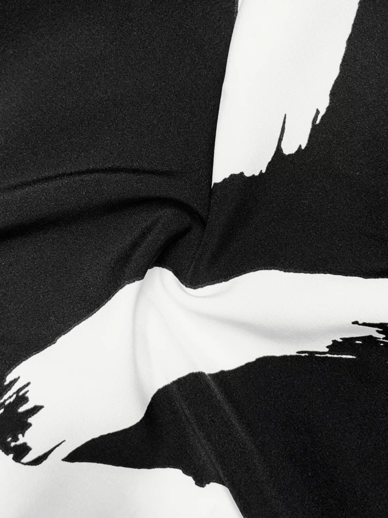 Black Tie Waist Long Sleeve Blouse