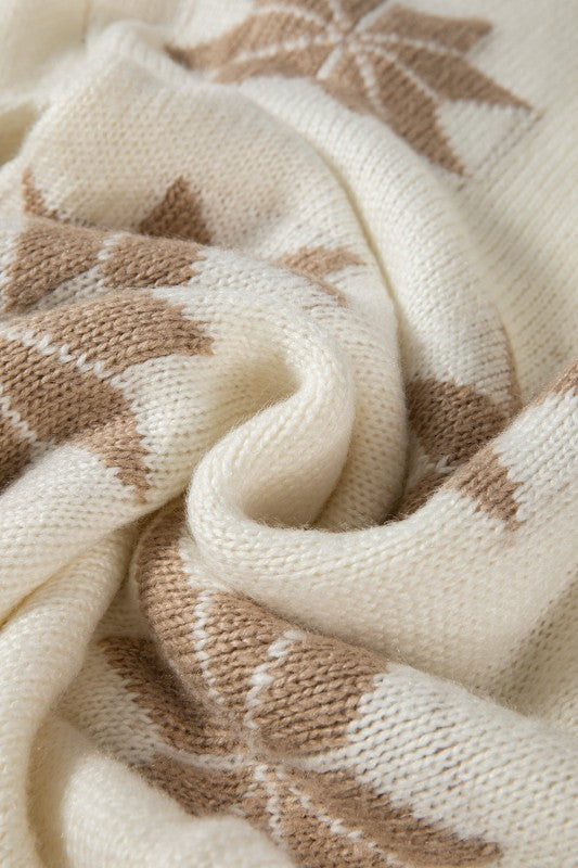 Christmas Snowflake Crewneck Sweater