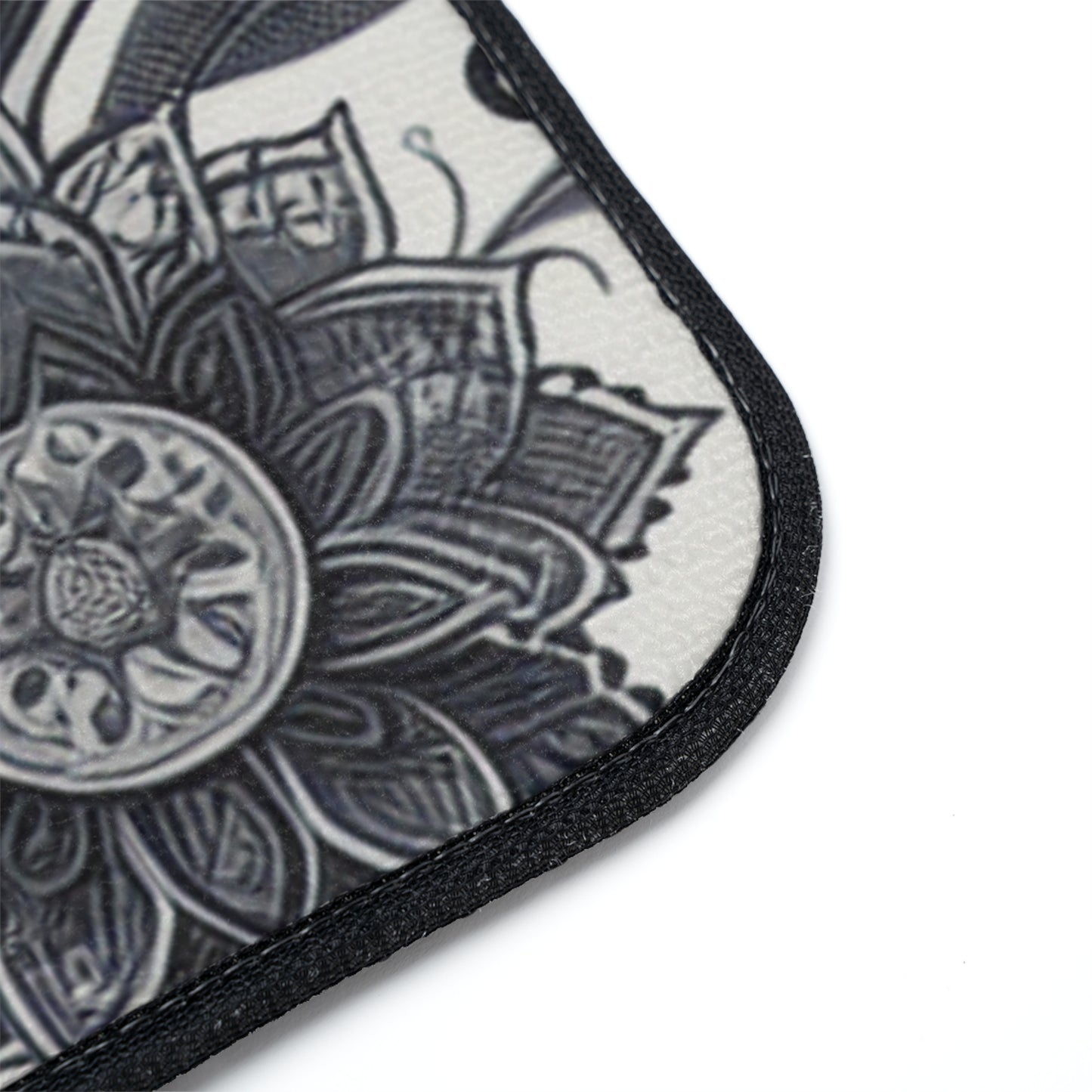 Floral Car Floor Mats, Elegant Auto Accessories, Flower Print Mats, Car Decor, Gift for Car Lovers, Home Decor