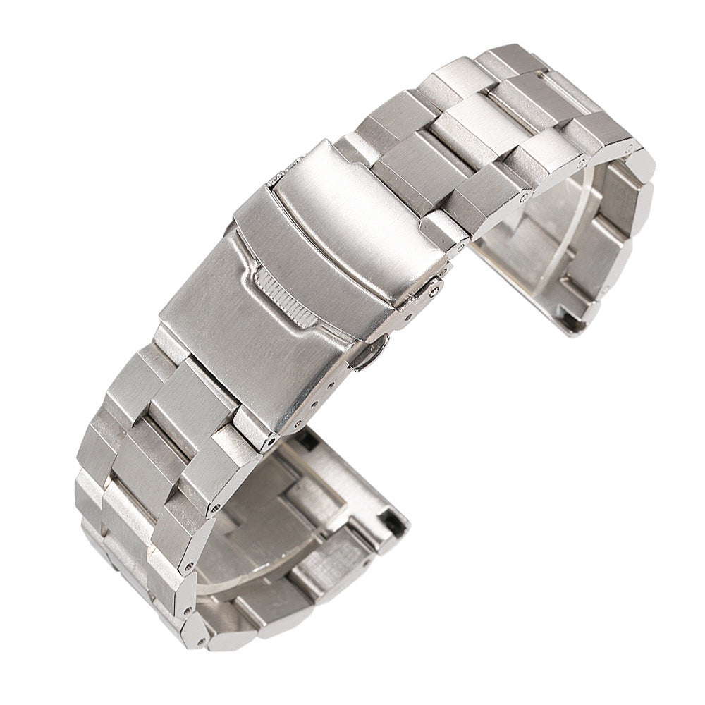 Ladder Type Stainless Steel Men's Steel Strap Watch Strap