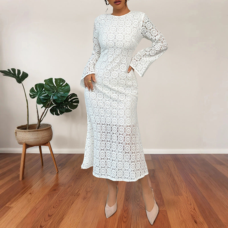 Lace Slim Fishtail Female Dress