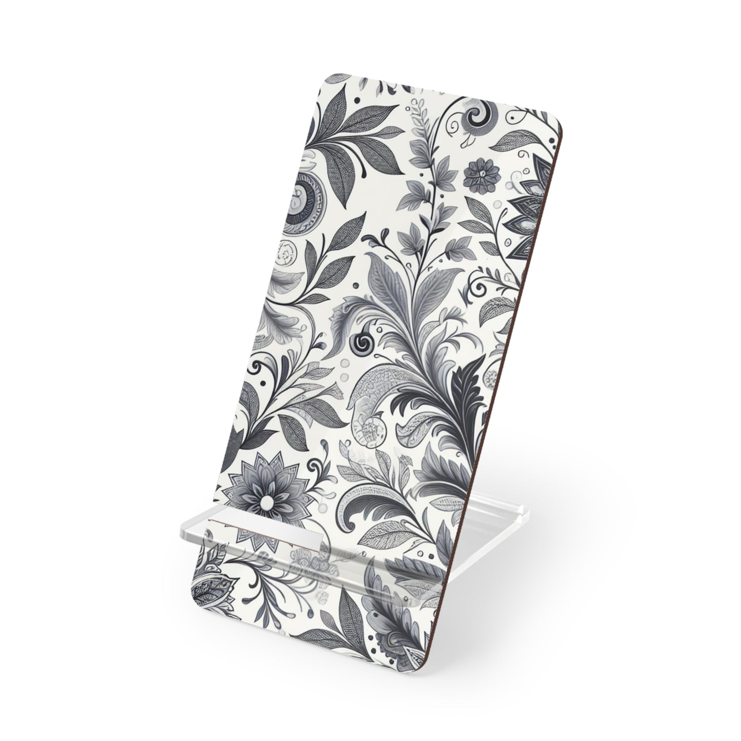 Elegant Floral Smartphone Display Stand, Desk Organizer, Home Decor, Gift for Tech Lovers, Office Accessory, Phone Holder