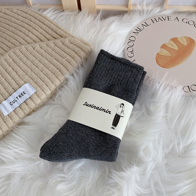Warm, Stylish Long Socks For A Maillard-inspired Look