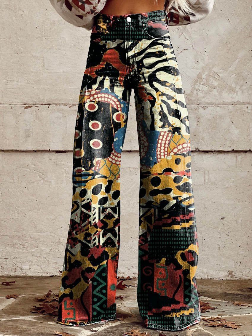 Plus Size Women's Casual Pants Thin Imitation Jeans