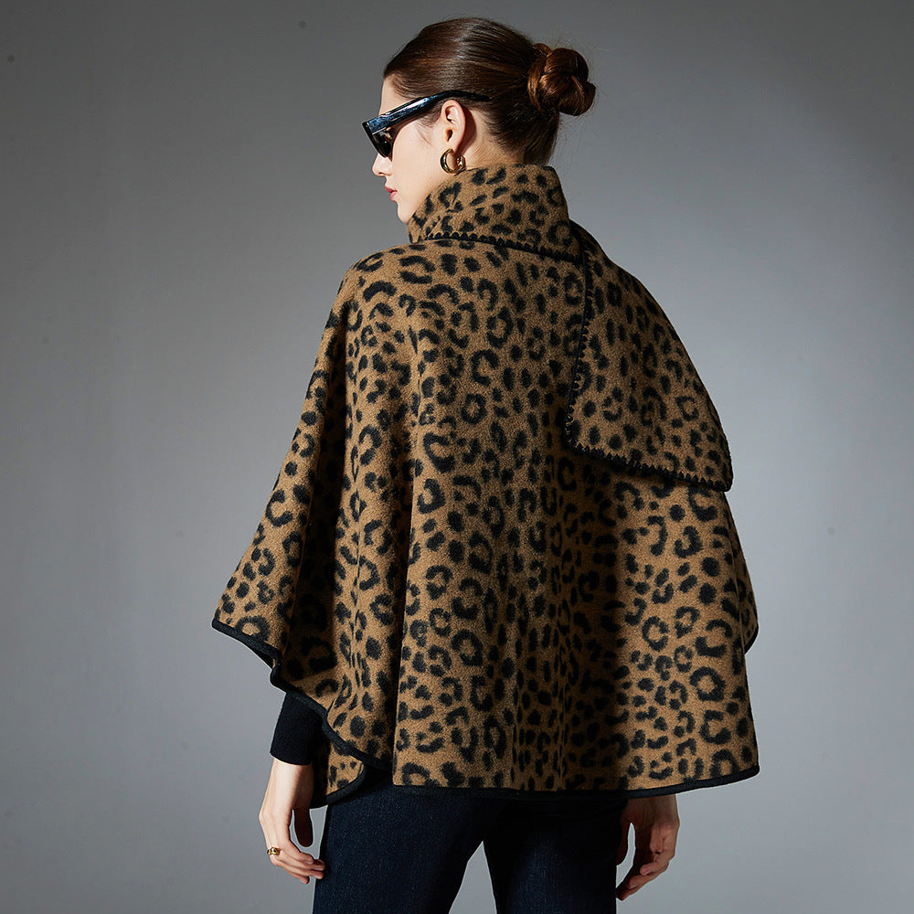 Scarf Leopard Print Dual-use Shawl