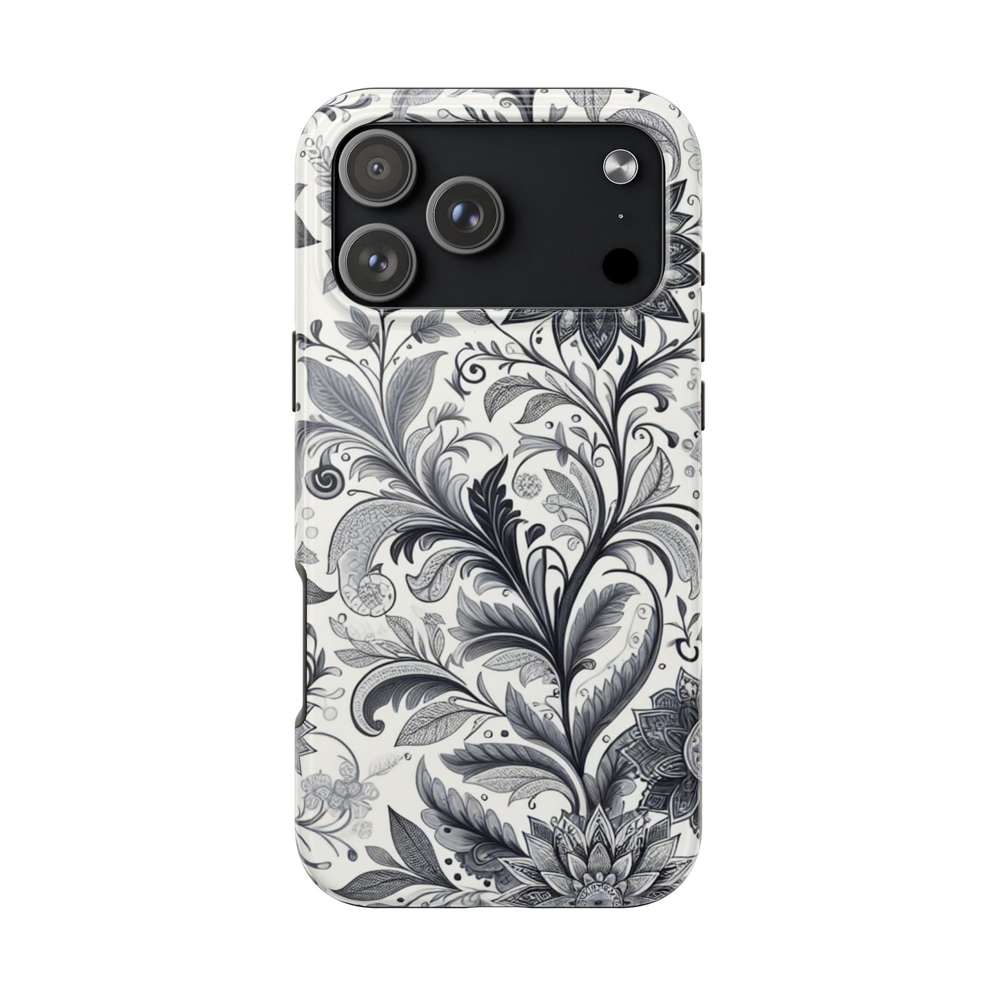 Floral Tough Phone Cases, Durable Phone Cover, Stylish Floral Design, Gift for Her, Trendy Tech Accessories, Birthday Present