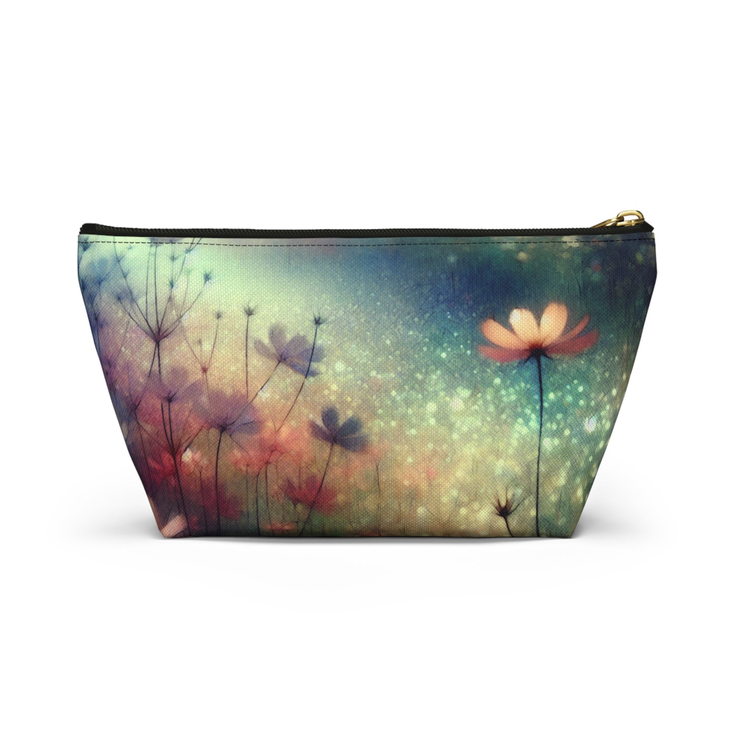 Floral Accessory Pouch - Graceful Design for Everyday Use