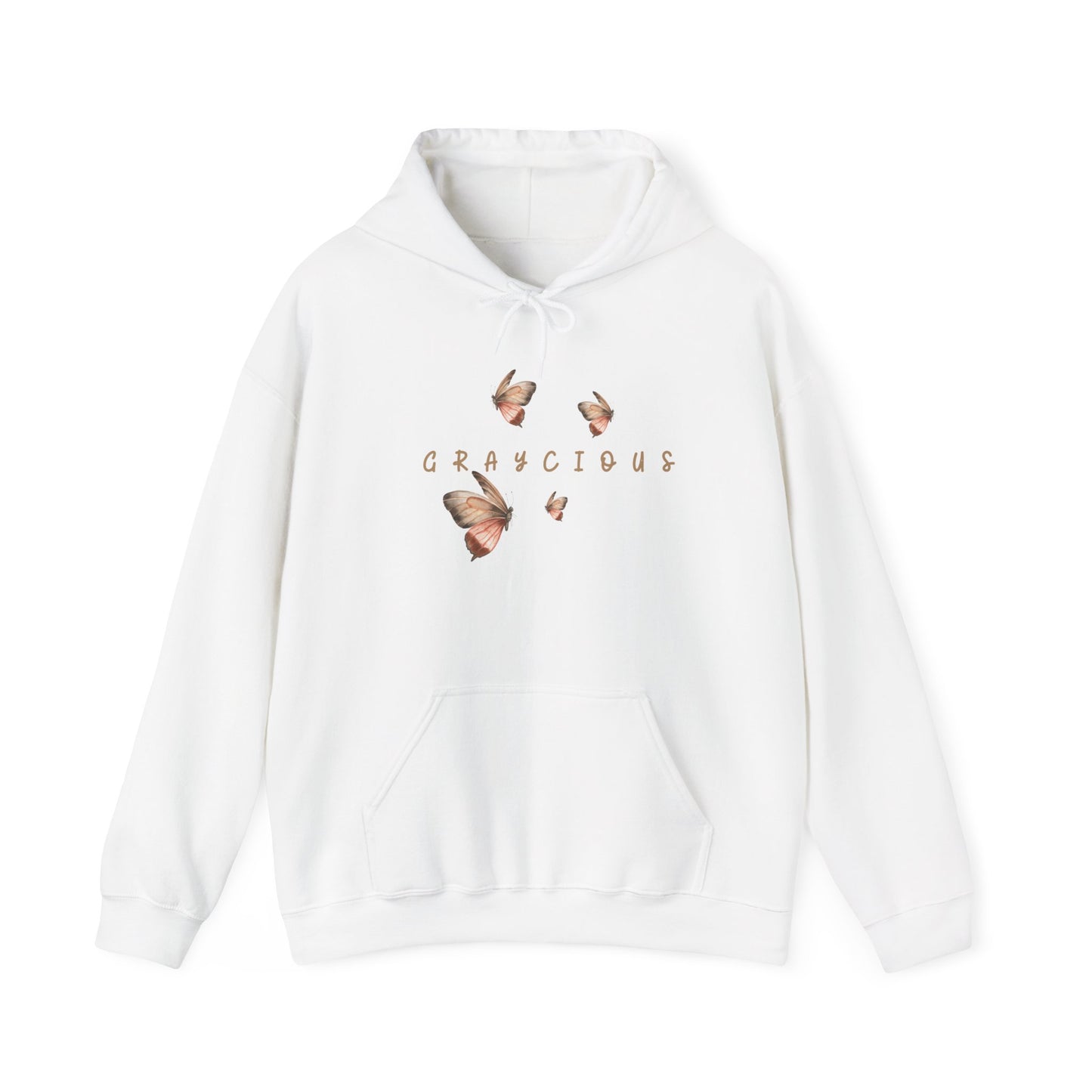 Butterfly Graphic Unisex Hoodie, Cozy Sweatshirt for Nature Lovers, Perfect Gift for Her, Birthday, Casual Wear, Spring Fashion