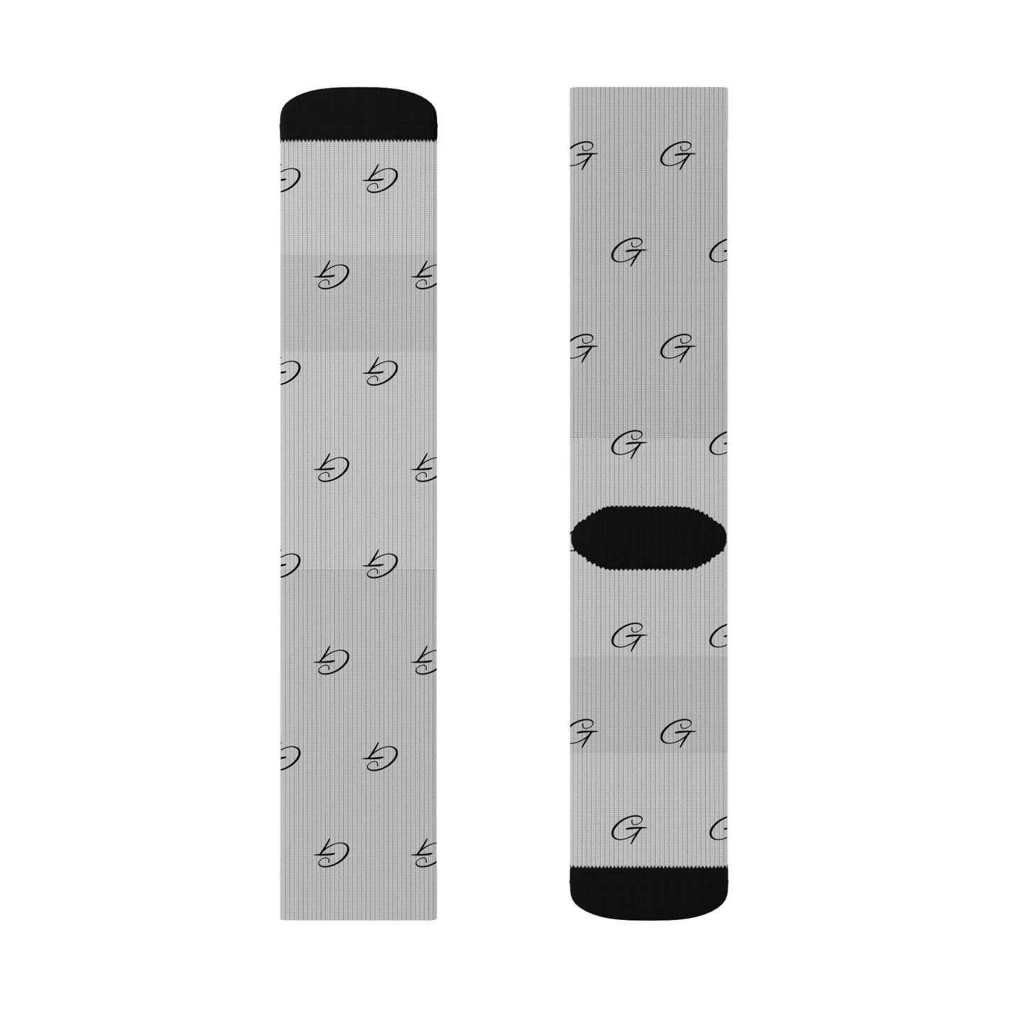 G Grayceful signature Sublimation Socks