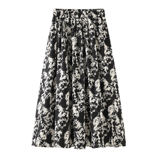 Women's Western Style Tie-dyed Skirt