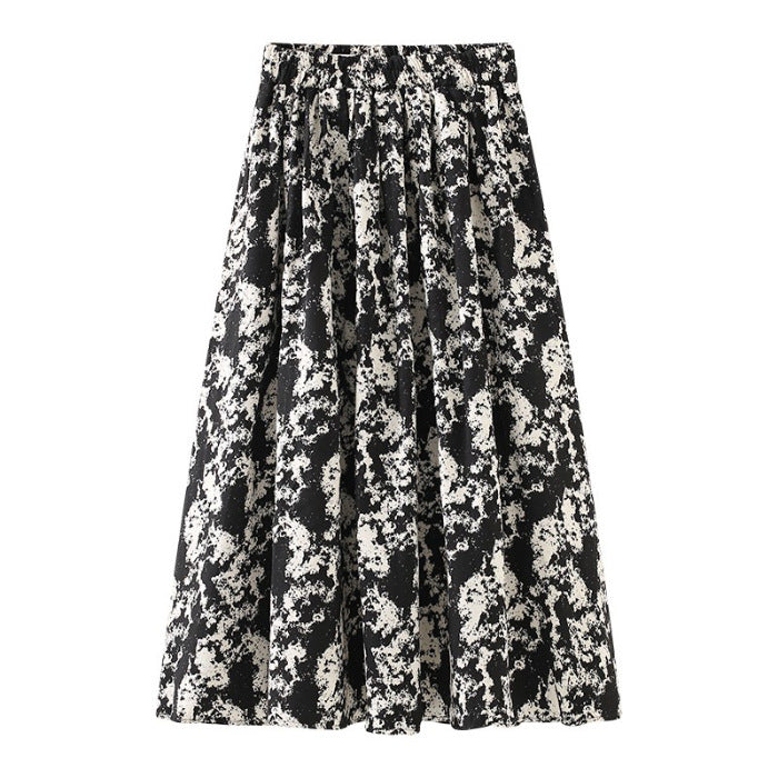 Women's Western Style Tie-dyed Skirt