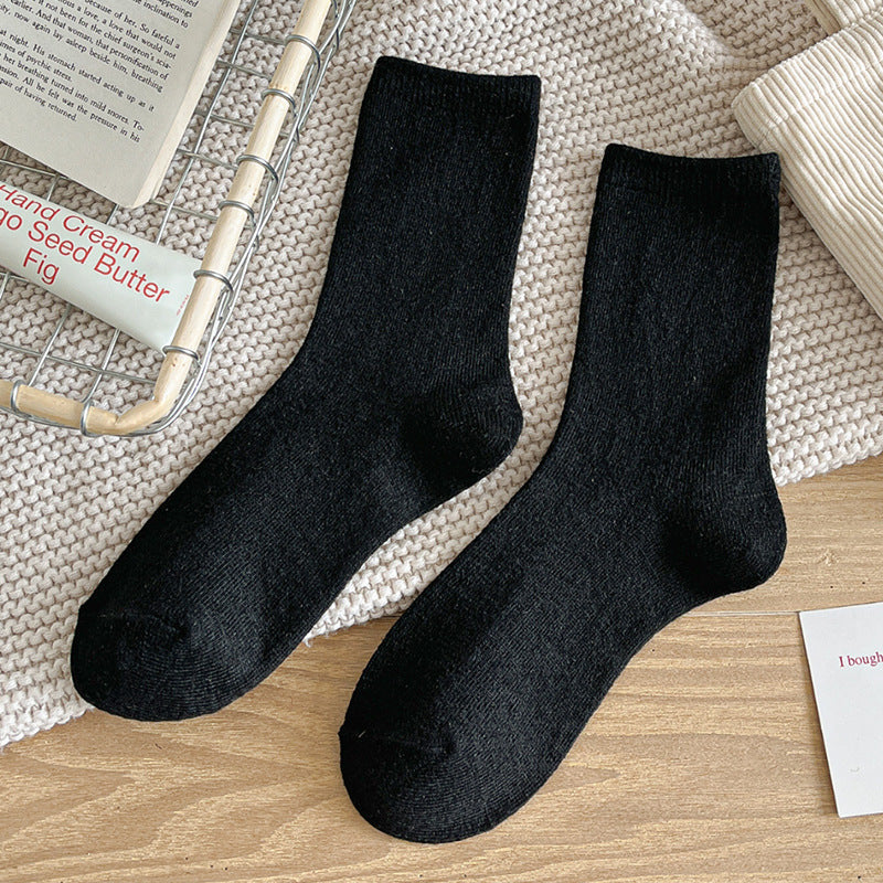 Womens Stylish Mid-calf Wool Socks