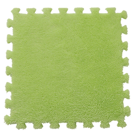 JeashCHAT 5PCS Puzzle Velvet Floor Mats – 11.8" x 11.8" | Eco-Friendly, Soft & Safe for Baby Play, Home Gym, or Decorative Use – 14 Colors