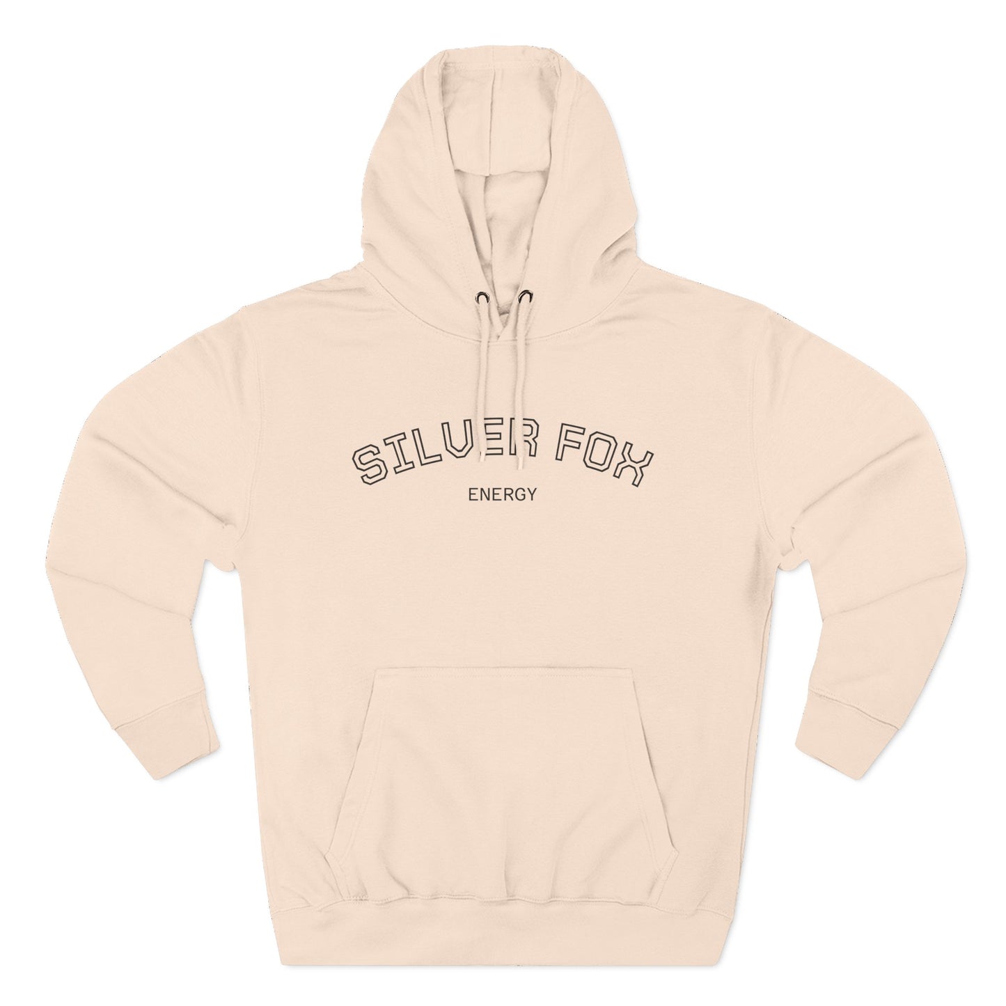 Three-Panel Fleece Hoodie