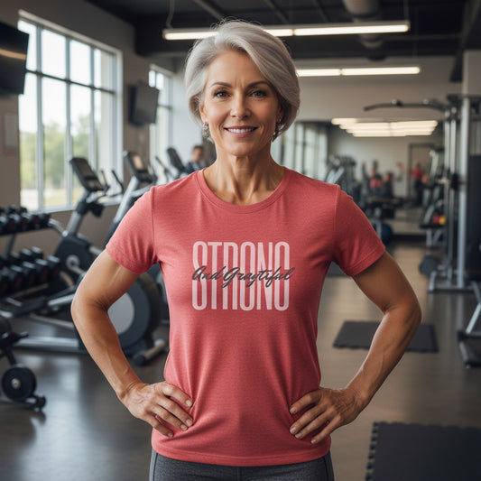 Strong and Graytiful Women's Triblend Tee