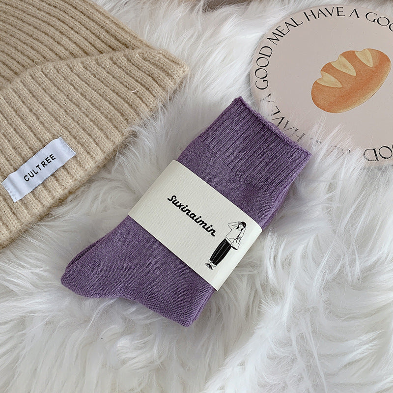 Warm, Stylish Long Socks For A Maillard-inspired Look