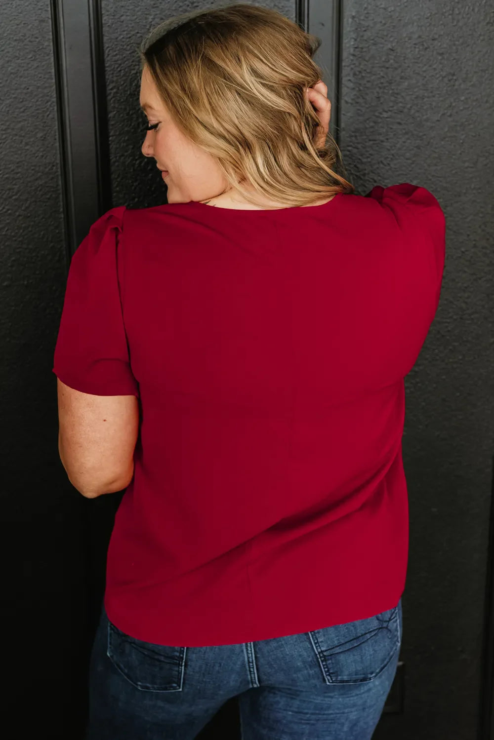 ChicPlus Round Neck Blouse – Effortlessly Stylish Fit for All Sizes
