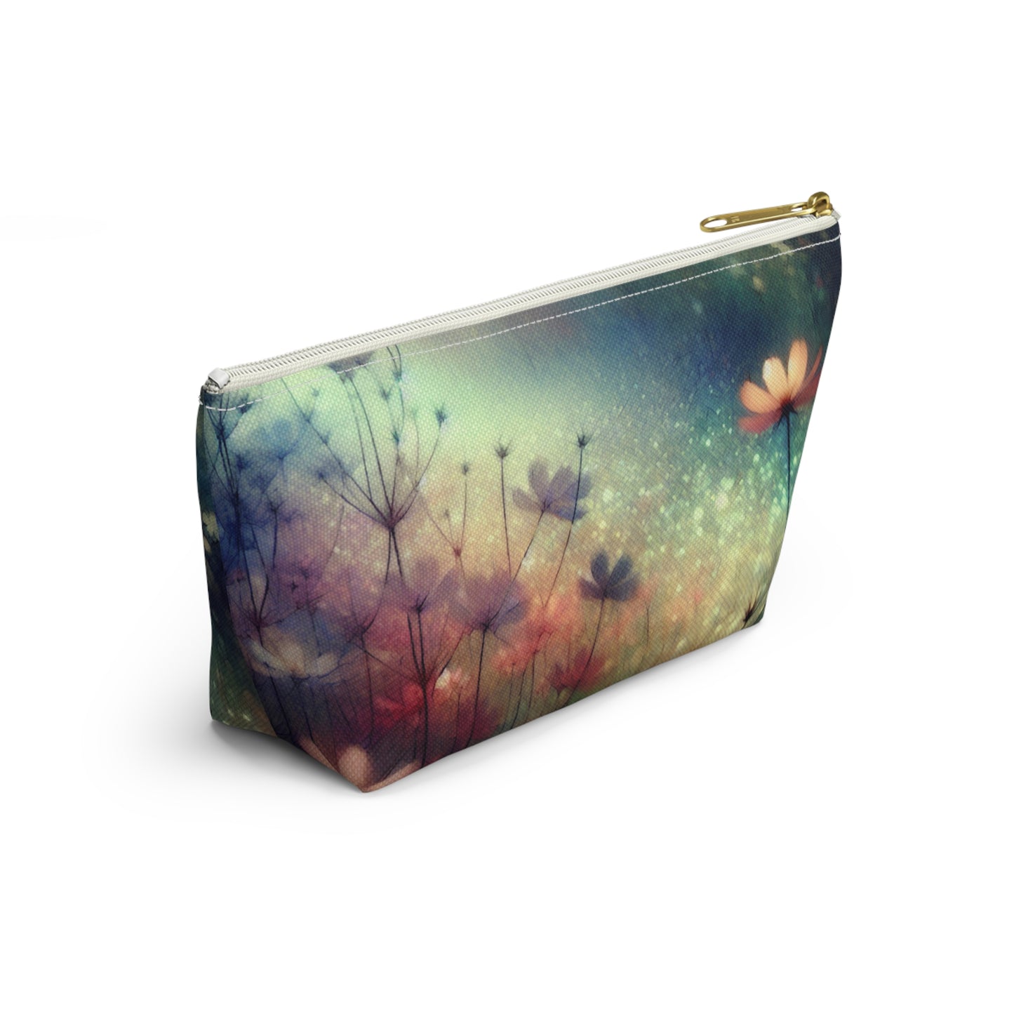 Floral Accessory Pouch - Graceful Design for Everyday Use