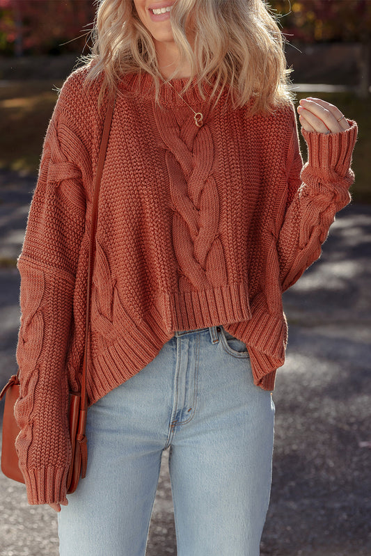 Willaira Slouchy Textured Knit Sweater