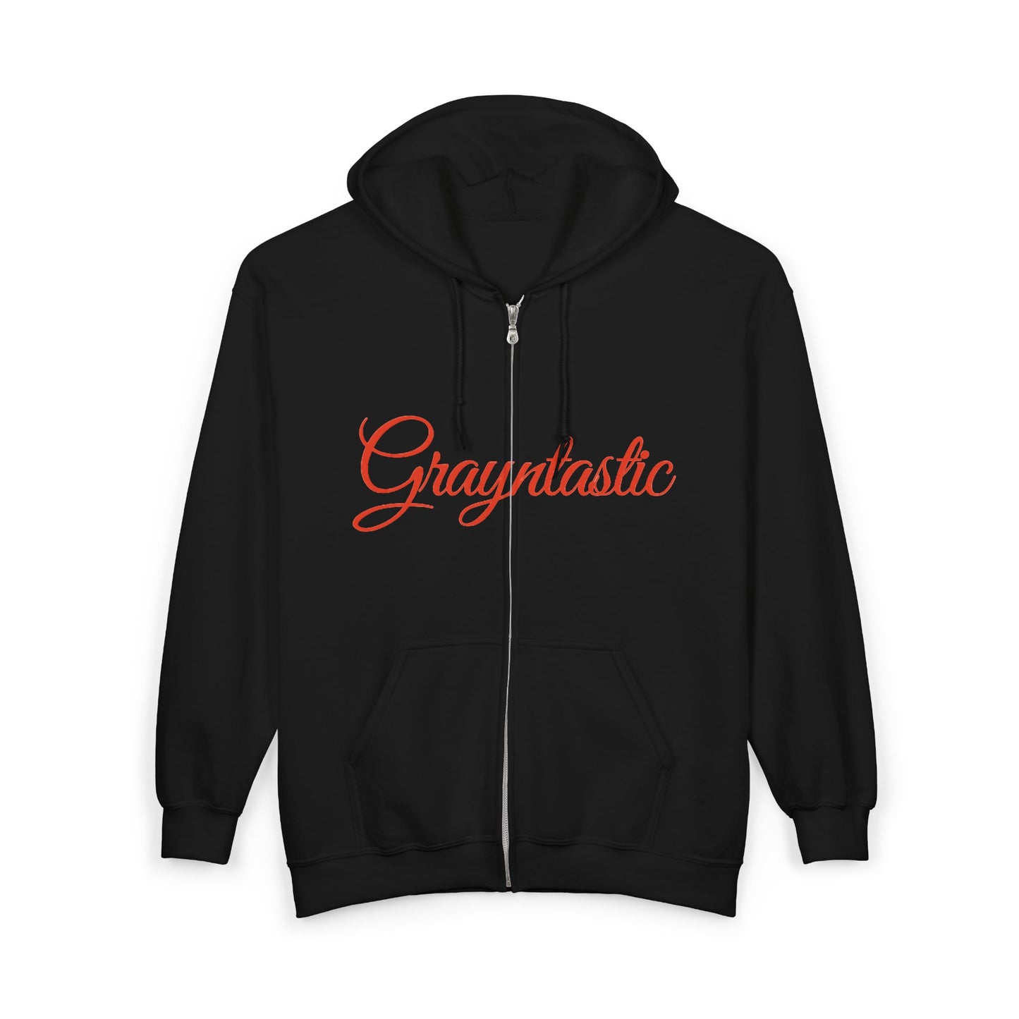 Grayntastic Zip Hoodie for Trendsetters, Cozy Unisex Sweatshirt, Holiday Gift, Casual Wear, Comfortable Layering Piece