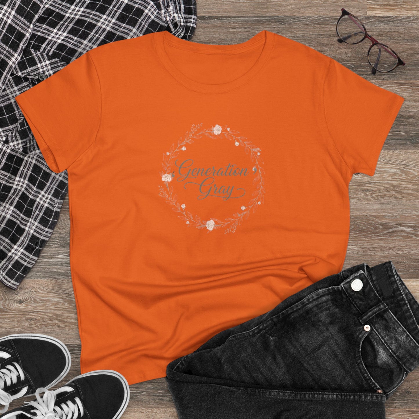 Generation Gray Floral Tee — Women's Tribute T‑Shirt