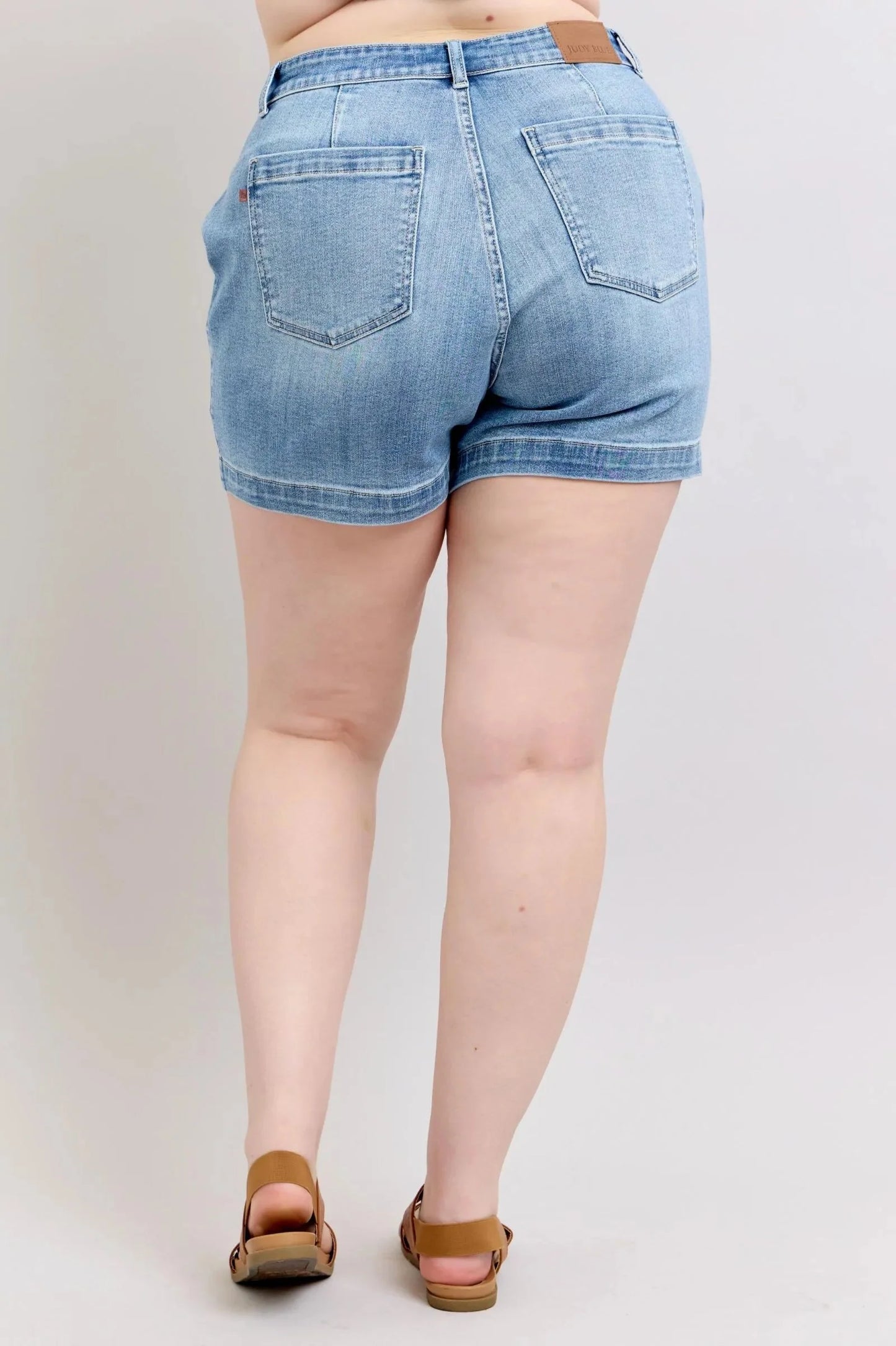 Judy Blue Jeans - Plus Size High Rise Denim Shorts