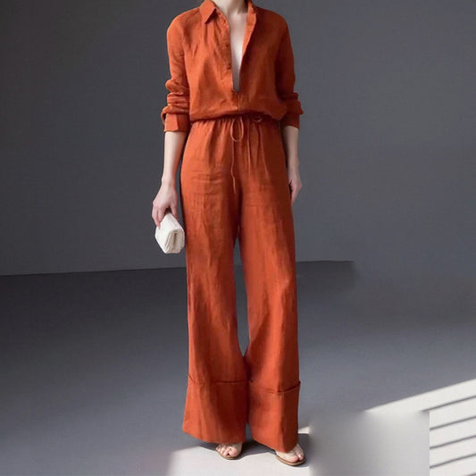European And American Graceful And Fashionable Printed Solid Color Fake Style Fashion Women's Wear Spring Suit Women