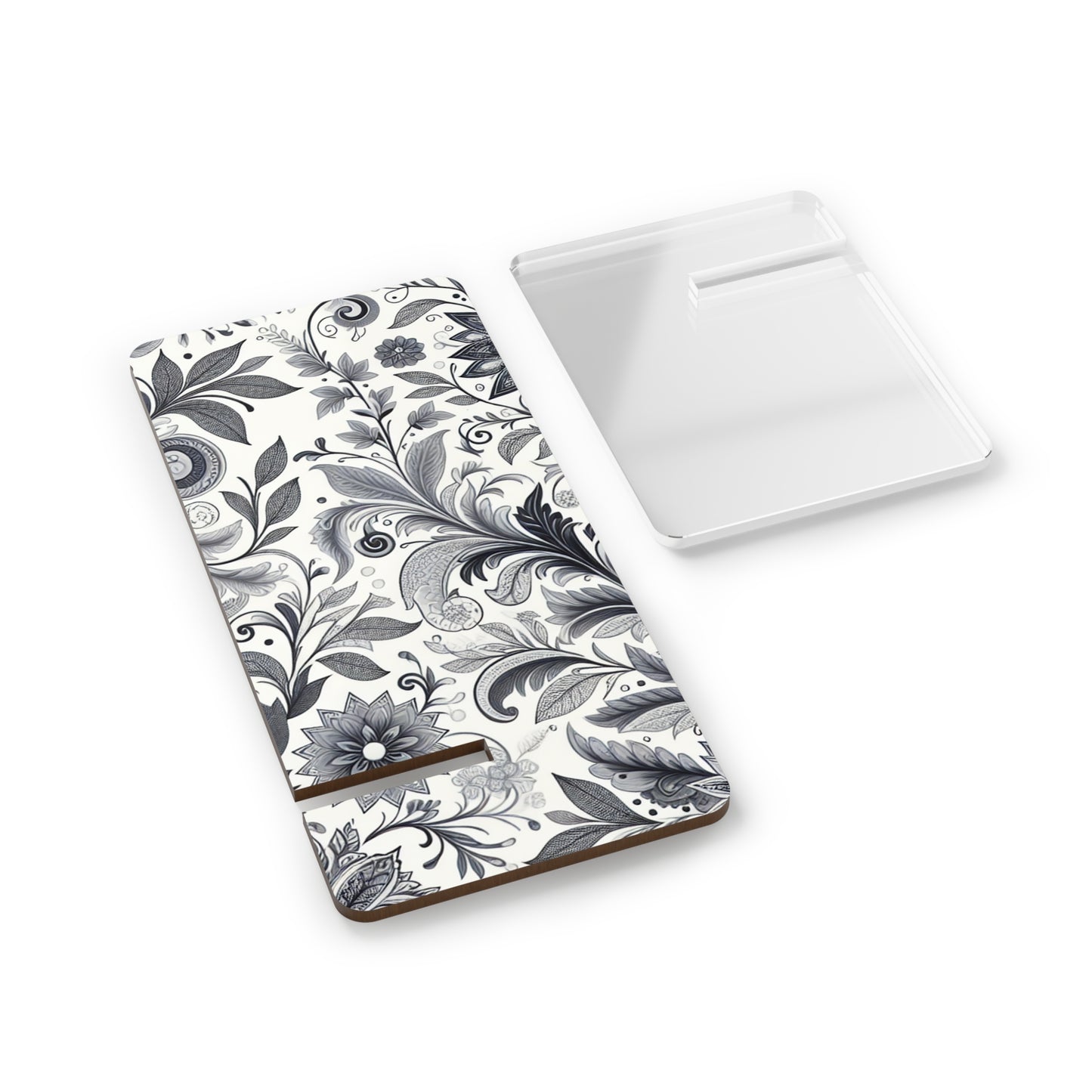 Elegant Floral Smartphone Display Stand, Desk Organizer, Home Decor, Gift for Tech Lovers, Office Accessory, Phone Holder