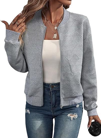 Zipper Pocket Casual Long Sleeve Jacket