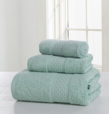 Cotton soft double-sided thickening towel skin-friendly bath towel beauty salon bath towel set