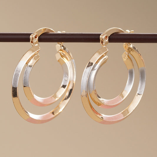 Metal Multi-color Trendy Earrings For Women