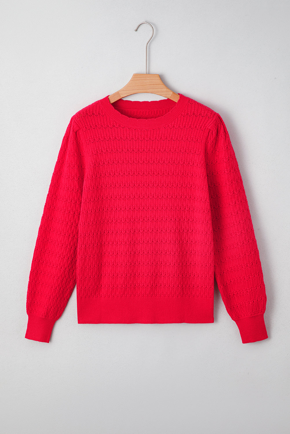 Nellie Knit Ribbed Cuffs Sweater