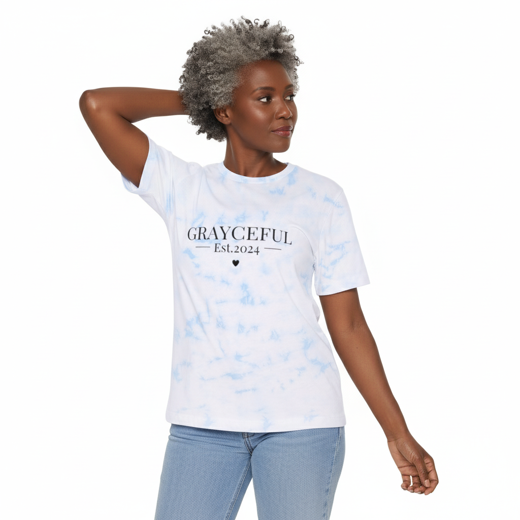 Unisex FWD Fashion Tie-Dyed T-Shirt Grayceful EST 2024