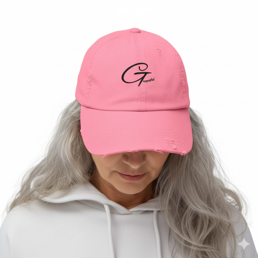 Grayceful Distressed Cap